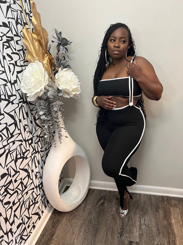 Strapped in Style Pants Set