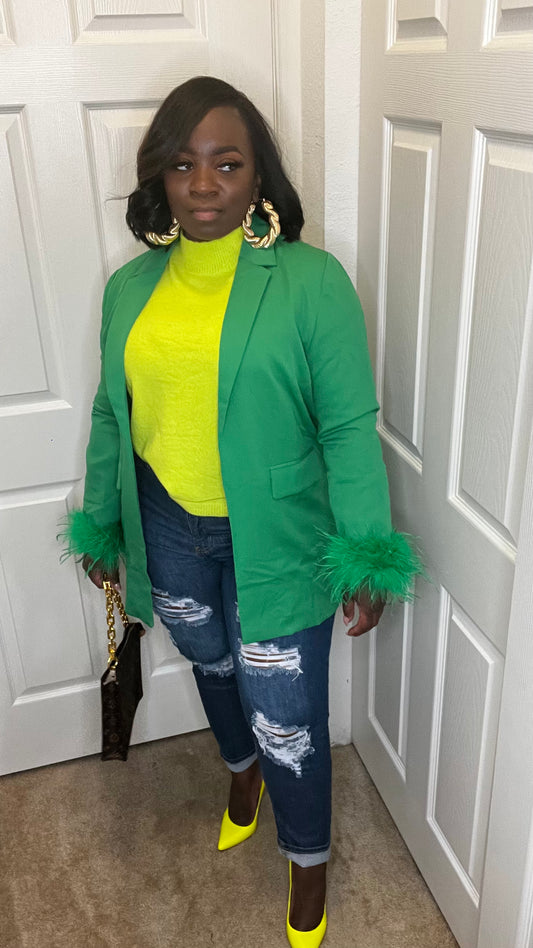 Feather Me Blazer