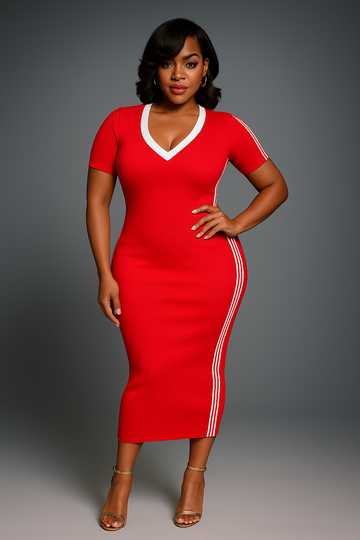 Layla Varsity Curve Dress