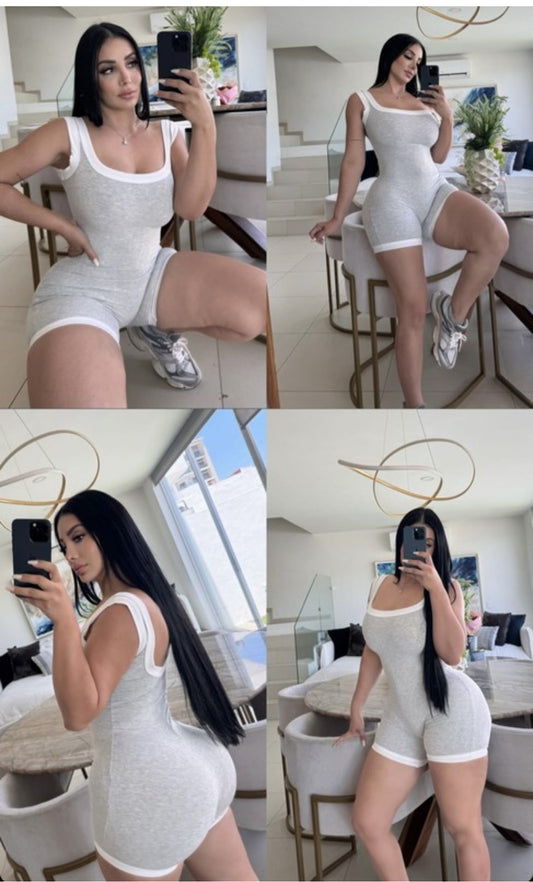 Contrast Cutie Romper