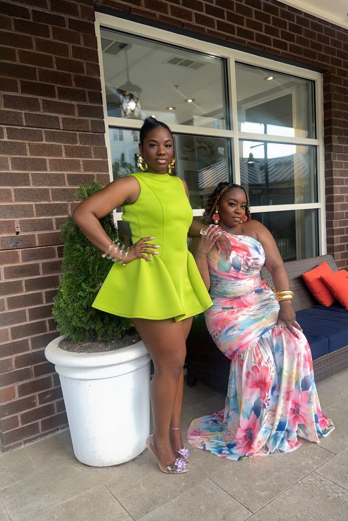 Liana Petal Drape Dress