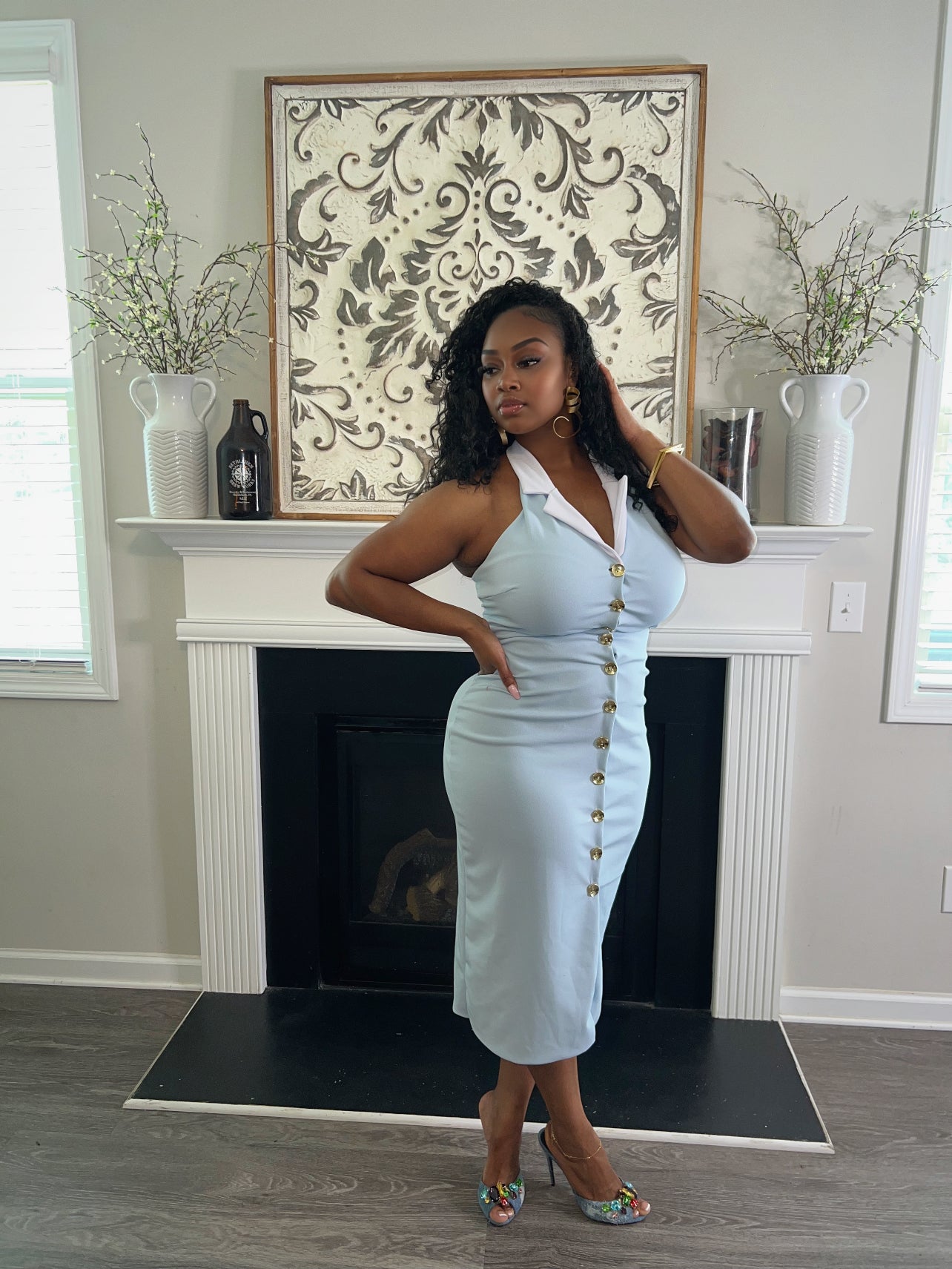 Class Act Midi Dress