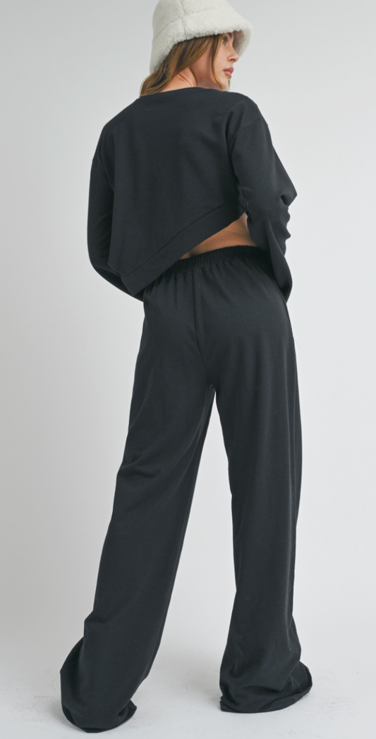 Cozy Chic Wide-Leg Lounge Set